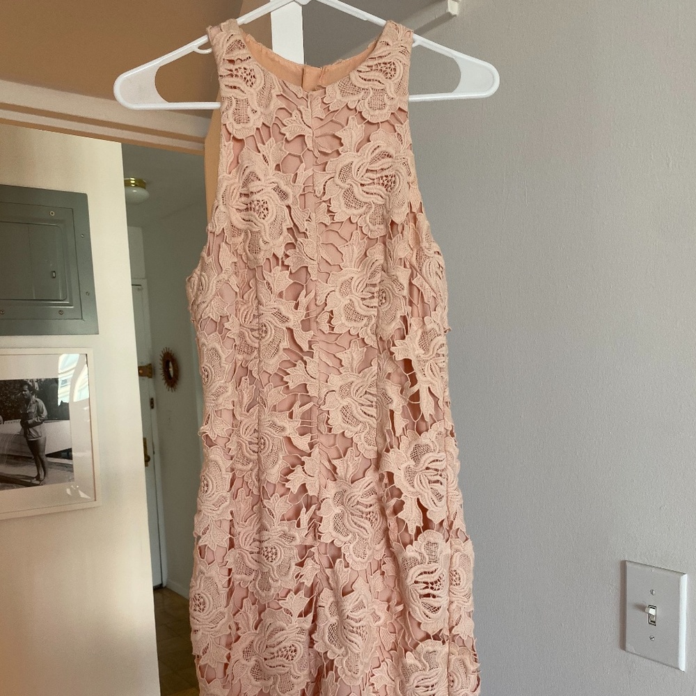 Keepsake Cream Cocktail Dress
